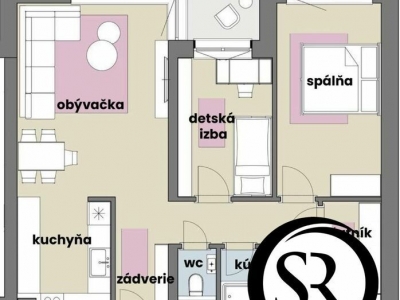 Veľkometrážny 3 izbový byt so šatníkom v tehlovej novostavbe v novovybudovanej lokalite
