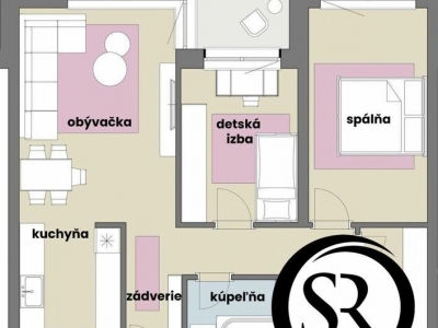 UVÁDZACIE CENY!Veľkometrážny 3 izbový byt so šatníkom tehlovej novostavbe uprostred rodinných domov